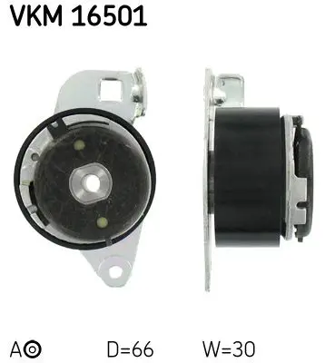 VKM16501 Ролик натяжной ремня грм