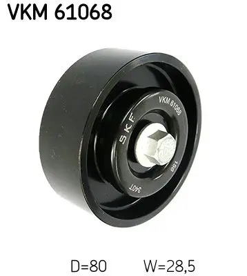 Skf VKM61068 Ролик промежуточный