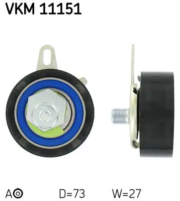 VKM 11151 Ролик натяжной ремня ГРМ Audi