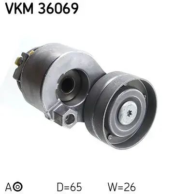 VKM 36069 Ролик обводной поликлинового