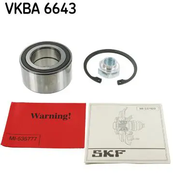 SKF VKBA6643 Комплект подшипника