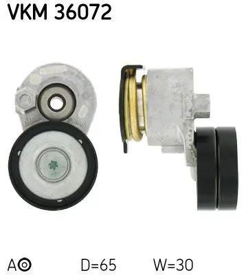 VKM 36072 Ролик натяжной поликлинового