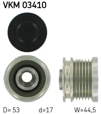 VKM 03410 Механизм свободного хода