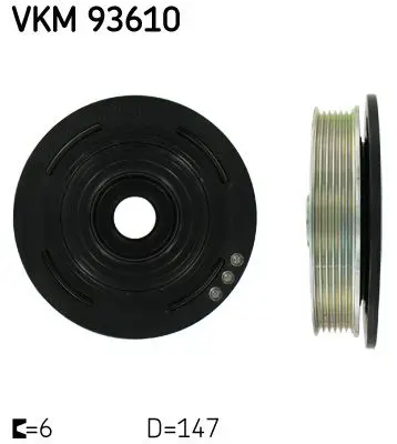 SKF VKM93610 Ременный шкив