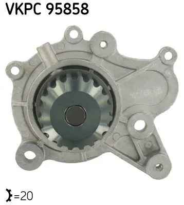 VKPC 95858 Насос водяной HYUNDAI SANTA