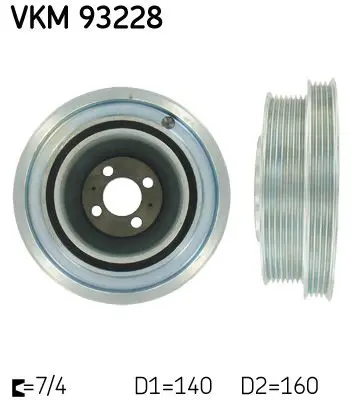SKF VKM93228 Ременный шкив