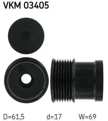VKM 03405 Механизм свободного хода