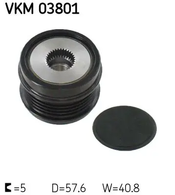 SKF VKM03801 ШКИВ ГЕНЕРАТОРА *