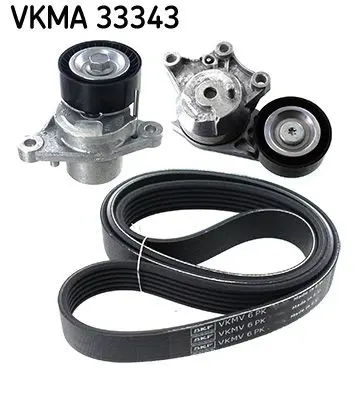 VKMA 33343 Поликлиновой ременный комплект