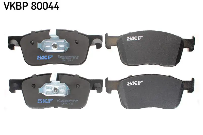 VKBP 80044 Комплект тормозных колодок,