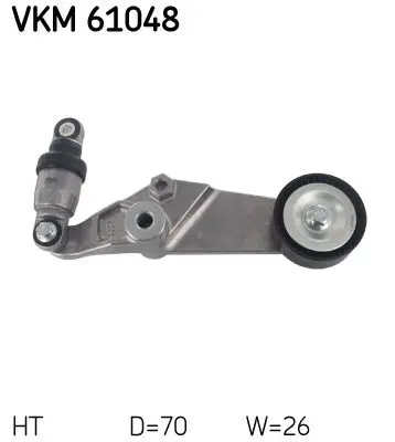 VKM 61048 Натяжной ролик,