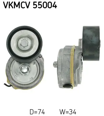 VKMCV 55004 Натяжной ролик,