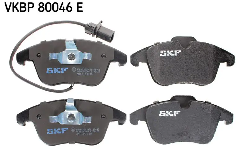 VKBP 80046 E Комплект тормозных колодок,