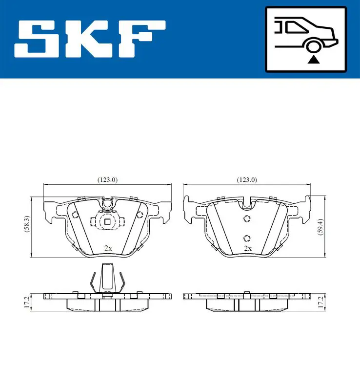 VKBP 90240 Комплект тормозных колодок,