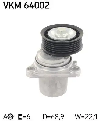 Skf VKM64002 Ролик VKM64002
