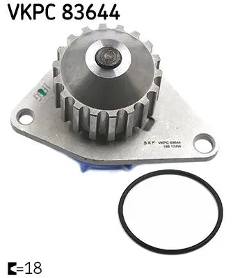 Skf VKPC83644 Насос водяной помпа
