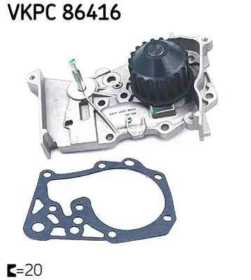 VKPC 86416 Насос водяной RENAULT