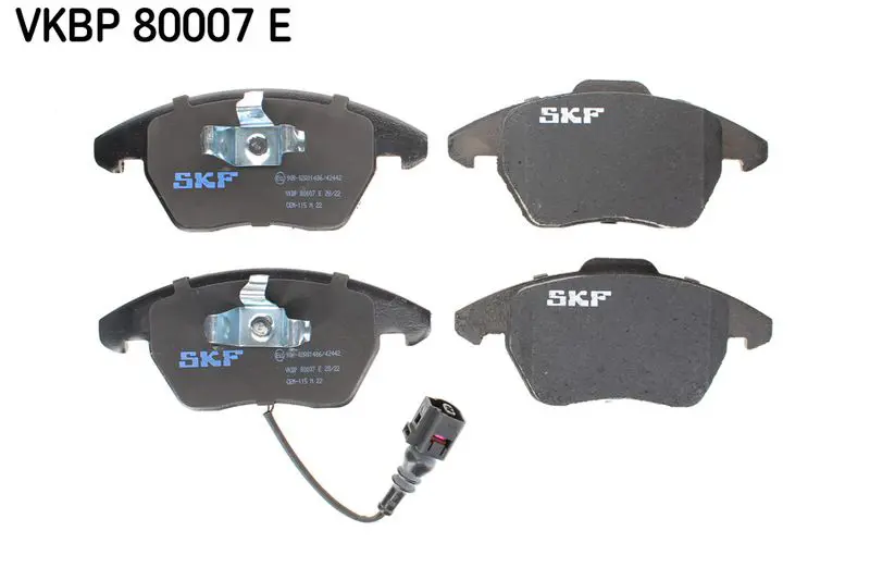 VKBP 80007 E Комплект тормозных колодок,