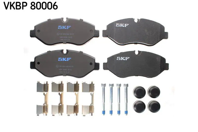 SKF VKBP80006 Комплект тормозных колодок,