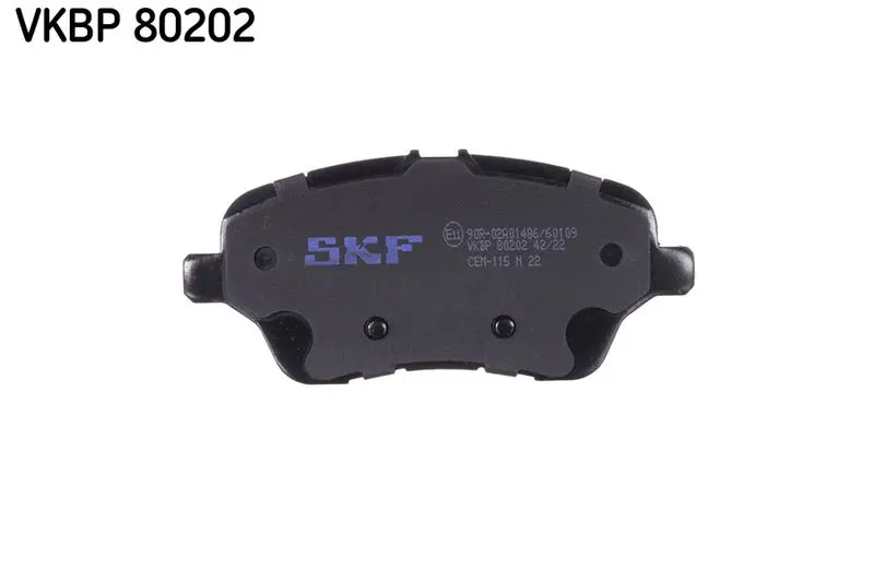 SKF VKBP80202 Комплект тормозных колодок,