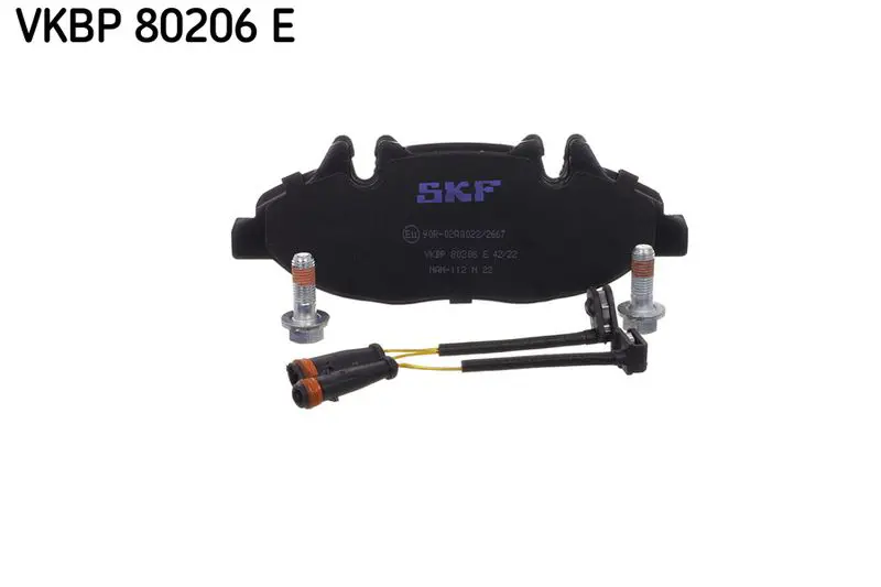 VKBP 80206 E Комплект тормозных колодок,