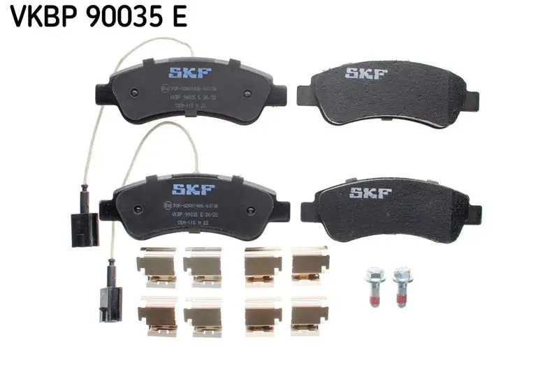 SKF VKBP90035E Комплект тормозных колодок,