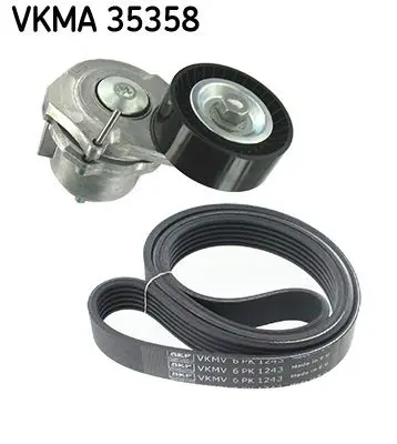 VKMA 35358 Поликлиновой ременный комплект