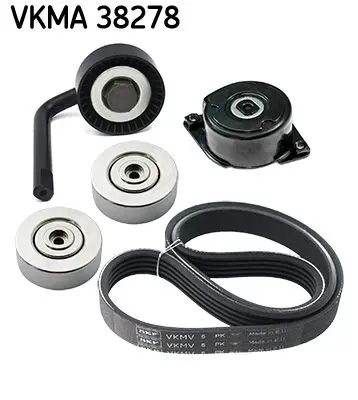 VKMA 38278 Поликлиновой ременный комплект