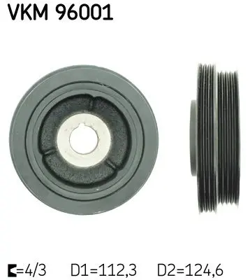 VKM 96001 Шкив коленвала