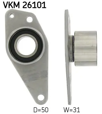 Skf VKM26101 Ролик промежуточный ремня ГРМ