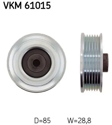 Skf VKM61015 Ролик ремня приводного TOYOTA
