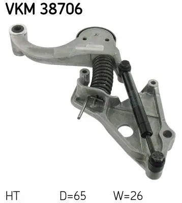 SKF VKM38706 Натяжной ролик, поликлиновой