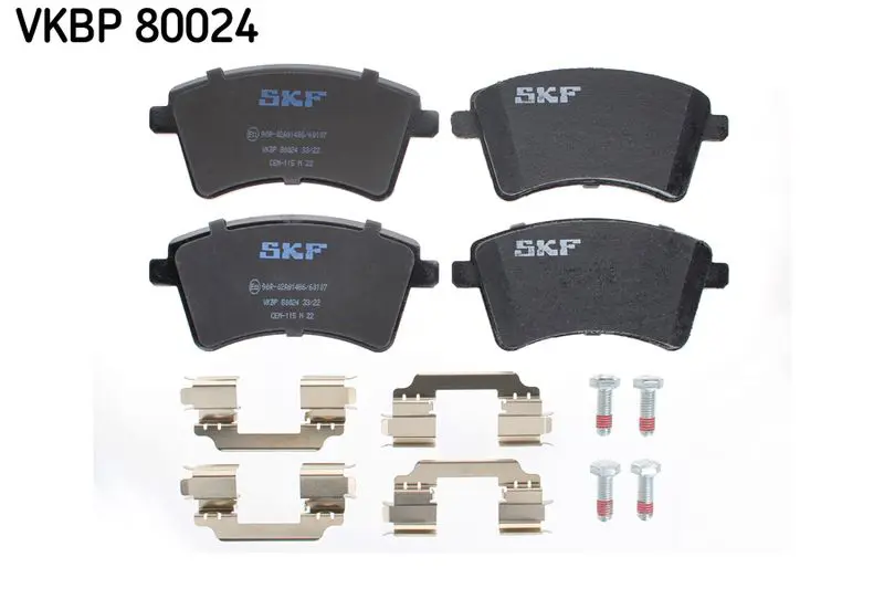 SKF VKBP80024 Тормозные колодки