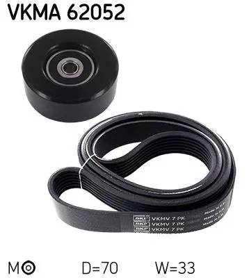SKF VKMA62052 Поликлиновой ременный комплект