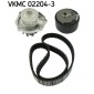 VKMC022043 Ремкомплект ГРМ с водяным