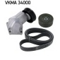 VKMA34000 Set curea transmisie cu