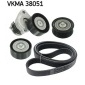 VKMA38051 Поликлиновой ременный комплект