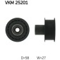 VKM25201 Ролик промежуточный ремня грм