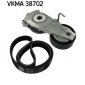 VKMA38702 Поликлиновой ременный комплект