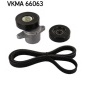 VKMA66063 Поликлиновой ременный комплект