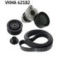 VKMA62182 Поликлиновой ременный комплект