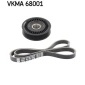VKMA68001 Поликлиновой ременный комплект
