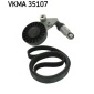 VKMA35107 Поликлиновой ременный комплект