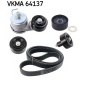 VKMA64137 Поликлиновой ременный комплект