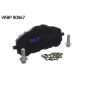 VKBP80067 Комплект тормозных колодок,