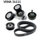 VKMA34111 Поликлиновой ременный комплект