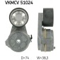 VKMCV51024 TENSIONER PULLEY&V-RIBBED BELT