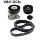 VKMA38034 Поликлиновой ременный комплект