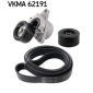 VKMA62191 Поликлиновой ременный комплект