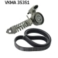 VKMA35351 SKF Поликлиновой ременный комплект